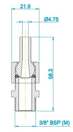 FT1010 5mm Single Jet