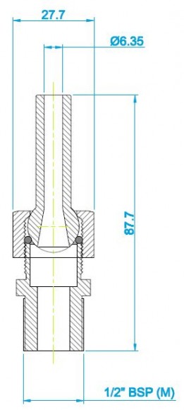 FT1011 6.5mm Single Jet