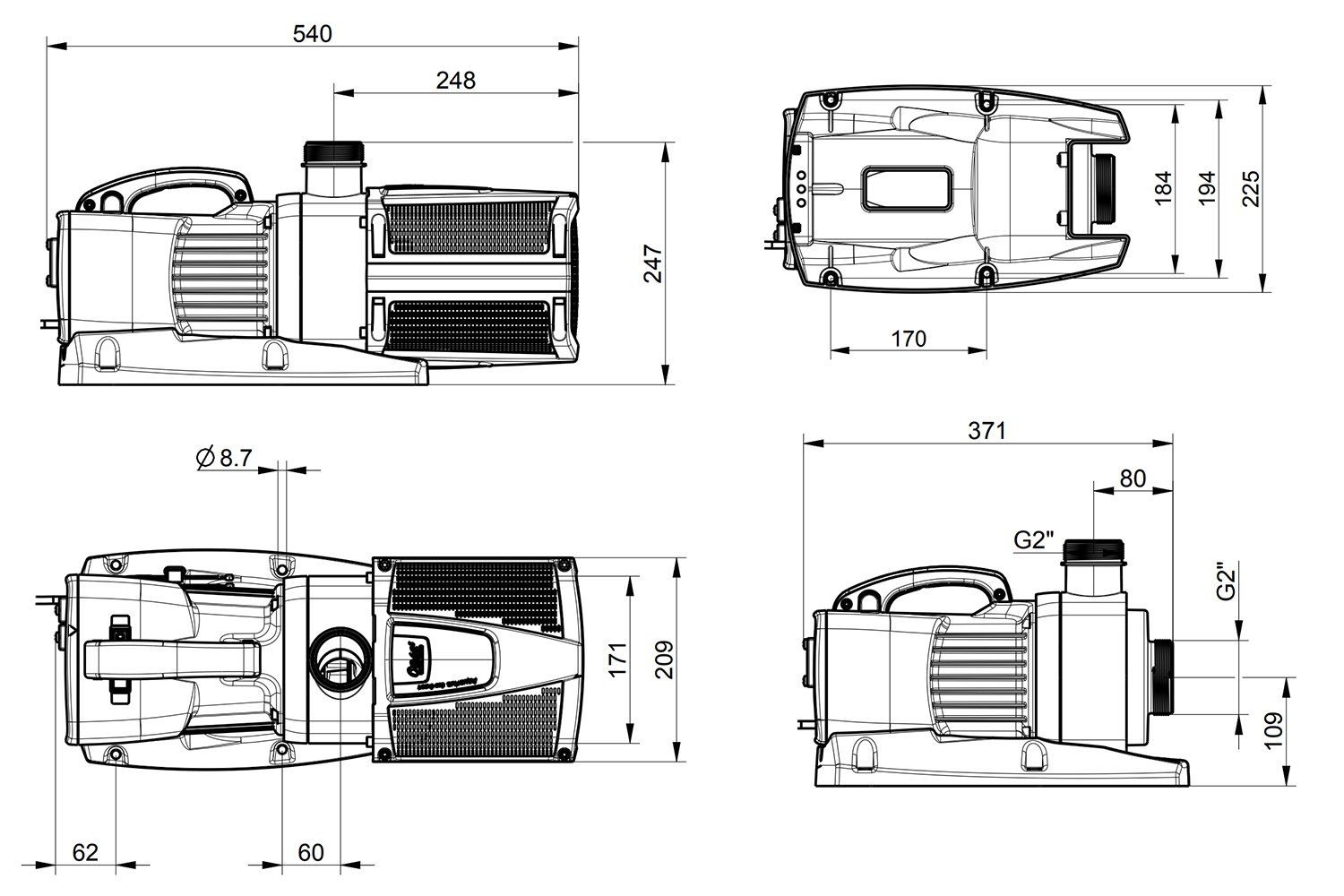 Aquarius ECO Expert 36000-44000 Technical Details