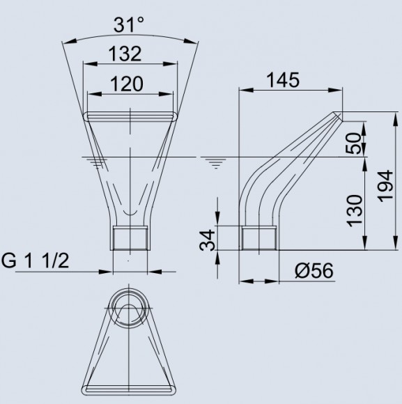 Gushing Nozzle Technical Snip