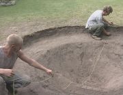size pond liner with string